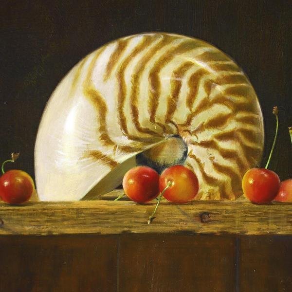 限定SALE，爆買い 【真作】【WISH】竹尾文夫「さくらんぼのある静物