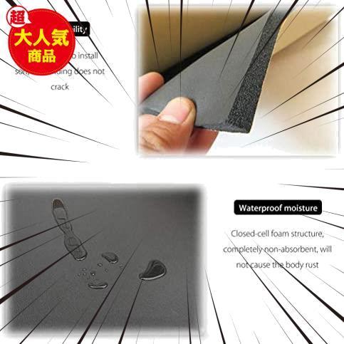 VORCOOL 吸音材 車用 防音シート 遮音シート 10mm 断熱 保温 吸音 ウレタンフォーム 防音材 30×50cm