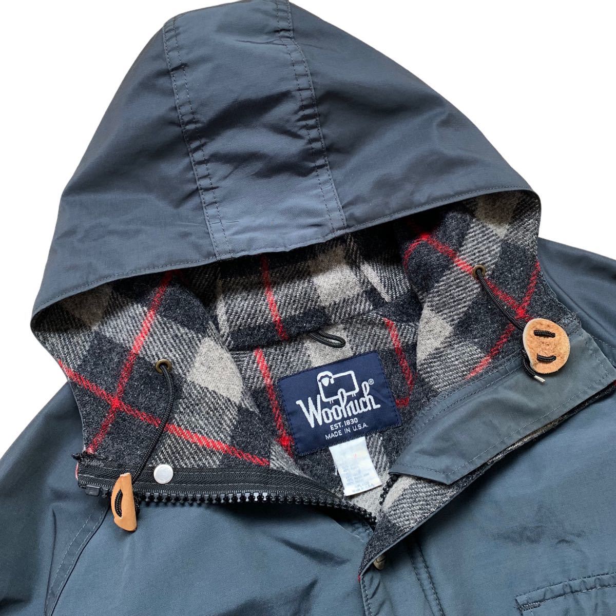 80s USA製 Woolrich 60⁄40クロス 青タグ マウンテンパーカー - メルカリ