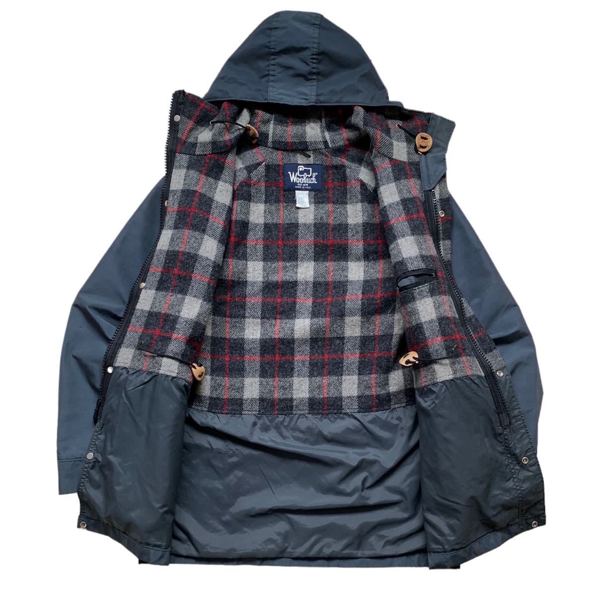 80s USA製 Woolrich 60⁄40クロス 青タグ マウンテンパーカー - メルカリ