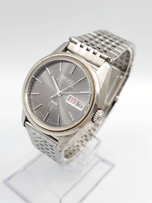 N6682(122)-528/NE15000　SEIKO KS HI-BEAT　キングセイコー　ハイビード　自動巻き時計　5626-7041　社外ブレス　