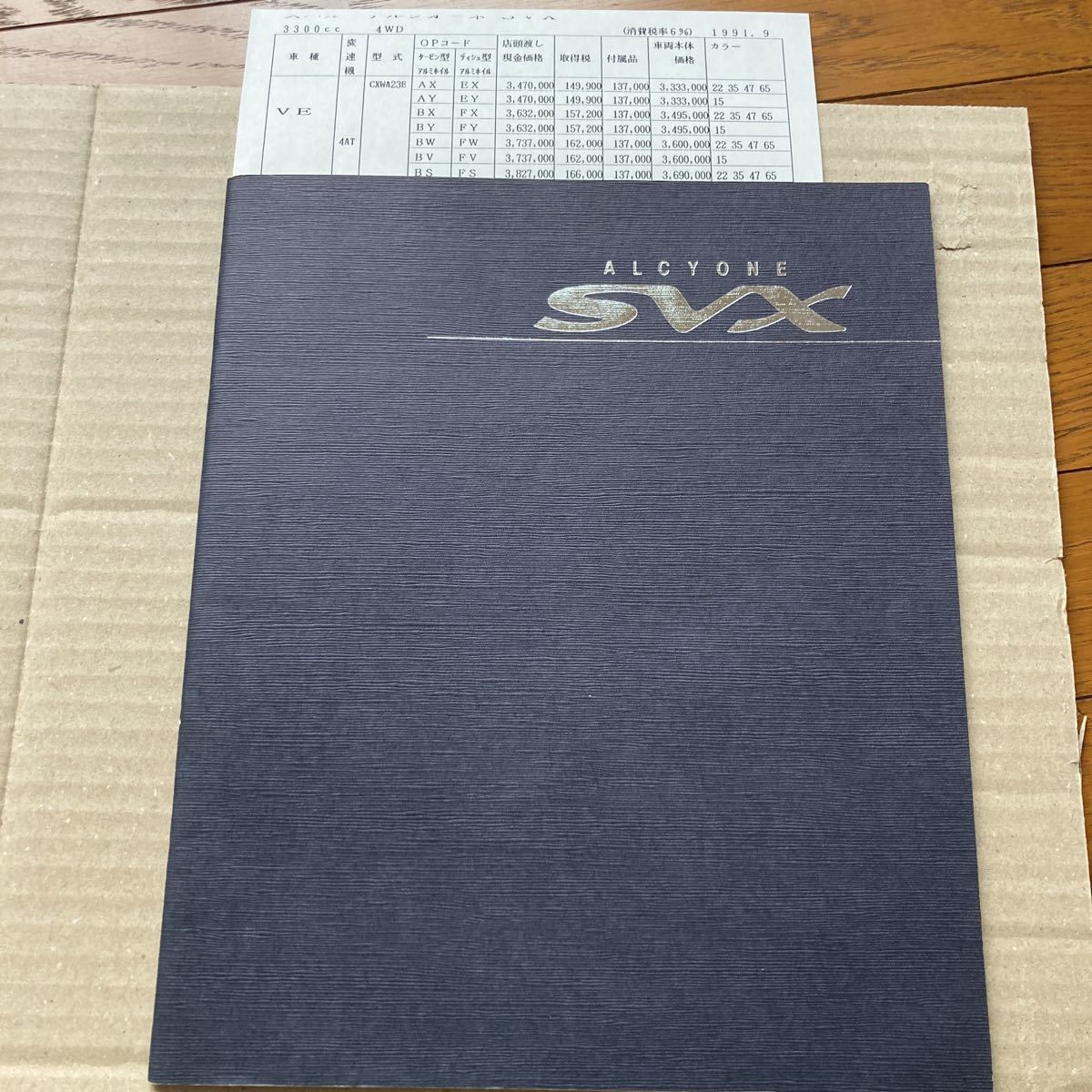 スバル SVX 整備マニュアルセット 1991年式 Yahoo!オークション