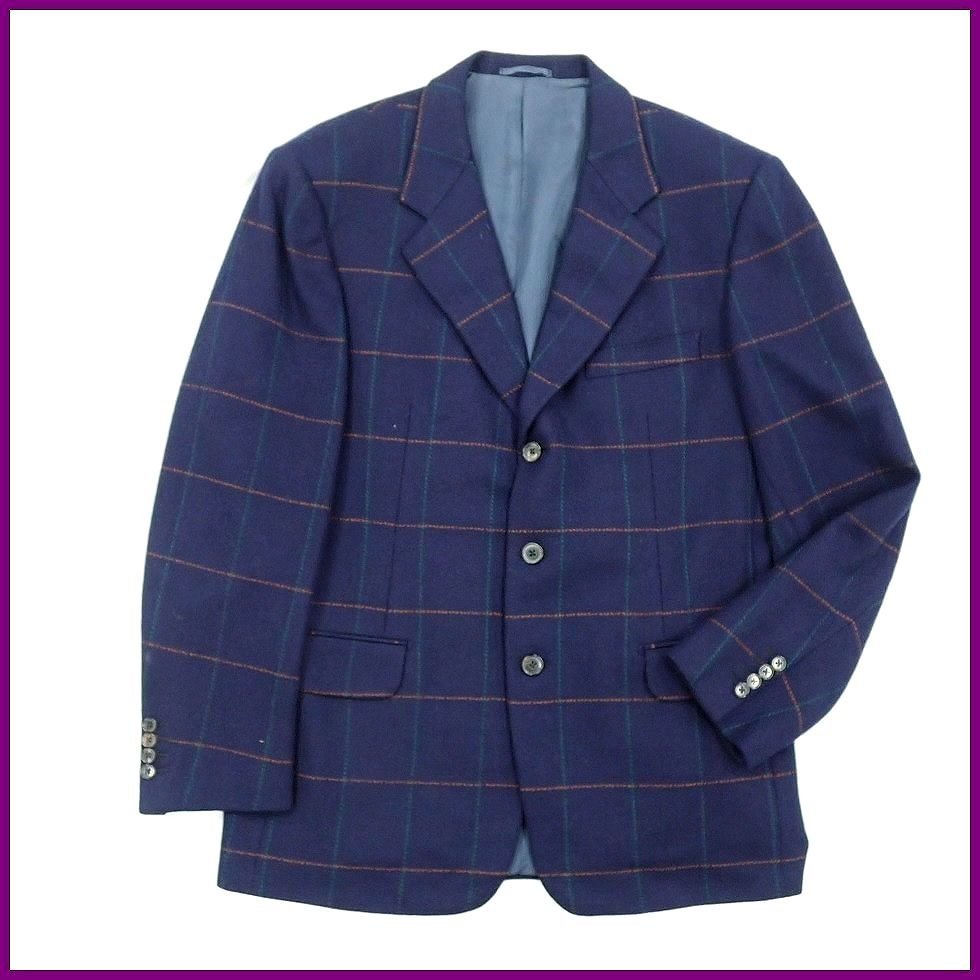 ○HERMES/エルメス テーラードジャケット 50/メンズXL相当/ダーク 