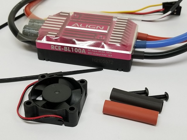 ☆新品☆ALIGN【HES10001】RCE-BL100A Brushless ESC（日本語取説可