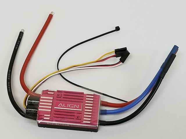 ☆新品☆ALIGN【HES10001】RCE-BL100A Brushless ESC（日本語取説可