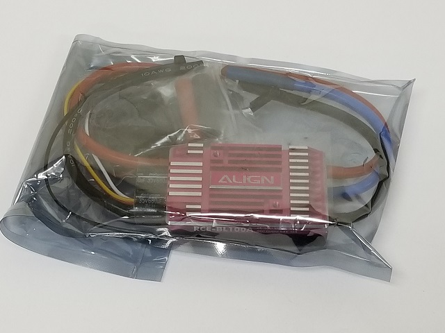 ☆新品☆ALIGN【HES10001】RCE-BL100A Brushless ESC（日本語取説可