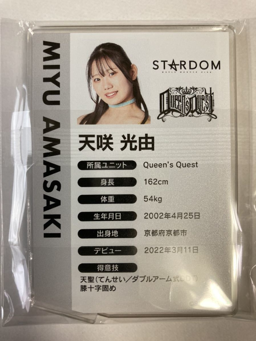 スターダム 天咲未由選手 等身大タペストリー