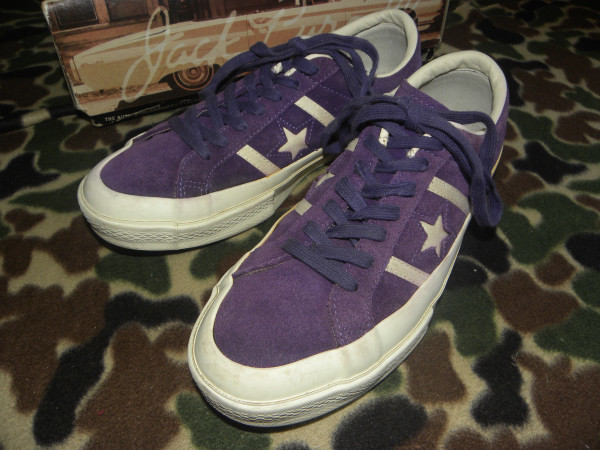 ワンスター コンバース CONVERSE（スニーカー ・ パープル⁄紫色系）の