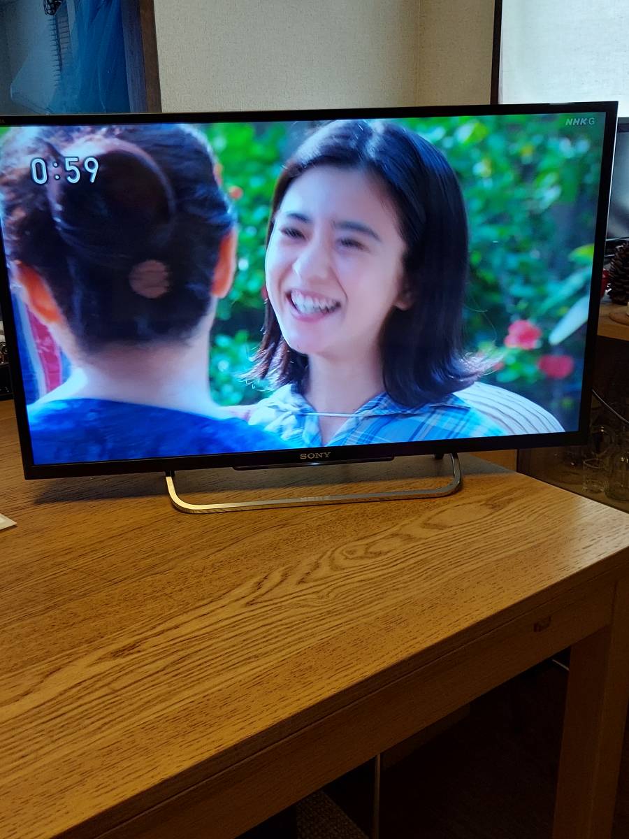 ☆ソニー/SONY 32型液晶テレビ KDL-32W700B 2015年製 中古品 壁掛け部品