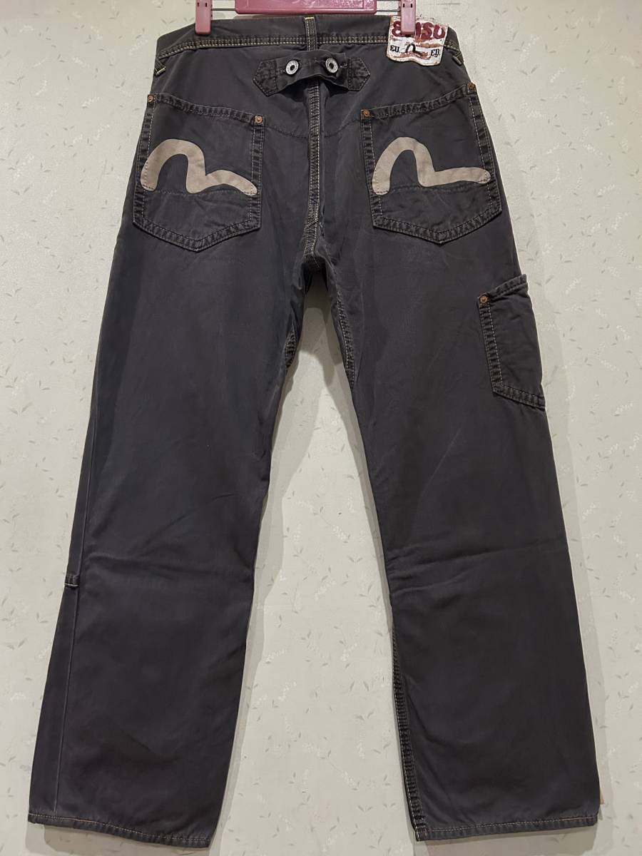 Evisu jeans デニム エビス エビス デニムジーンズ バックポケット刺繍