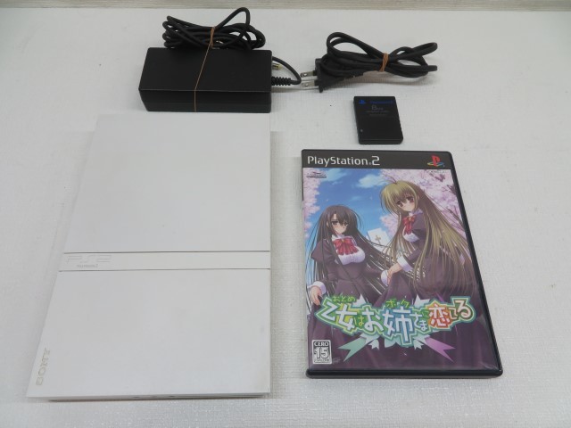 最安値，定番 ソフト/メモリーカード8MB付 SONY SCPH-70000 ゲーム機器 セラミックホワイト PS2 乙女はお姉さまに恋してる ソニー 61913(本体)｜売買されたオークション情報、yahooの商品情報をアーカイブ公開 - 本体、アクセサリー