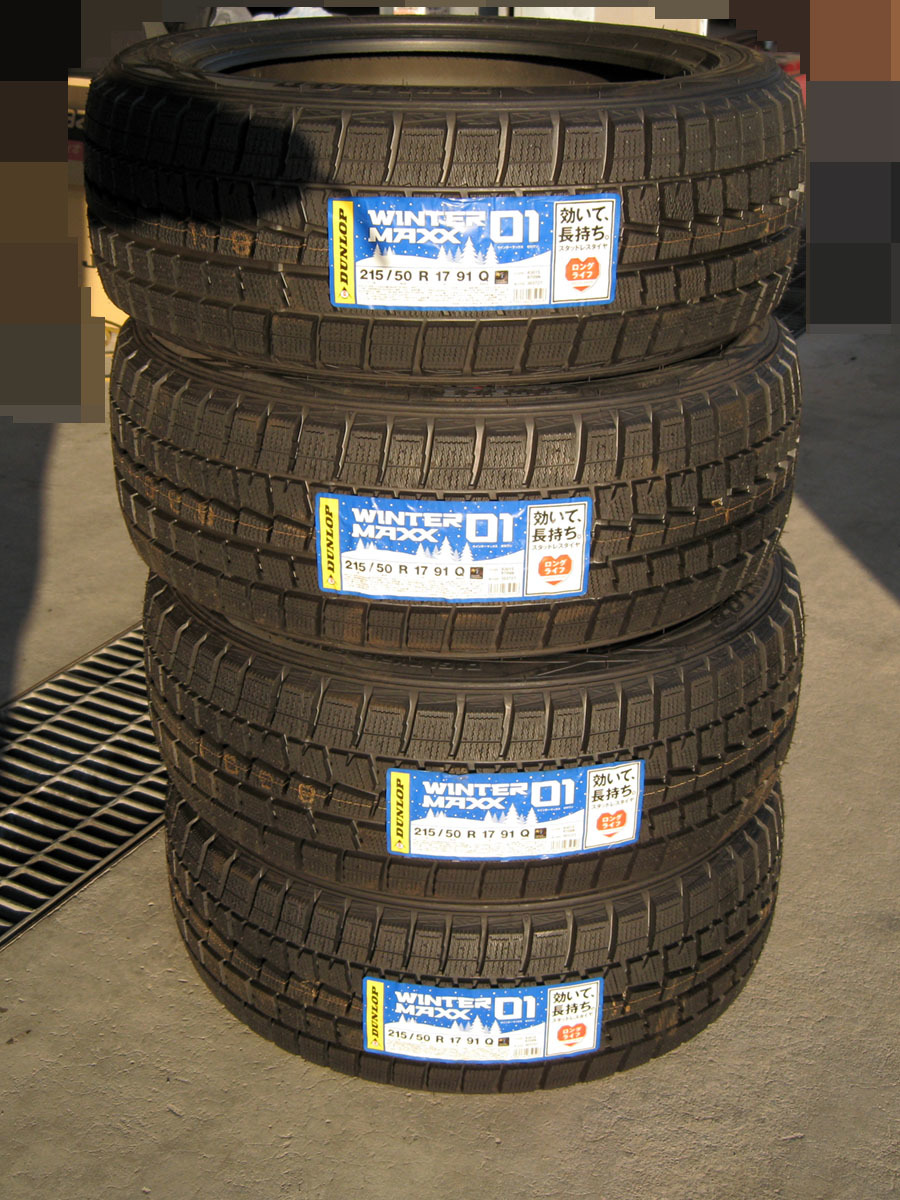 ■新品長期在庫4本セット！ ダンロップ WINTAR MAXX WM01 215/50R17 91Q 2019年2週目製造