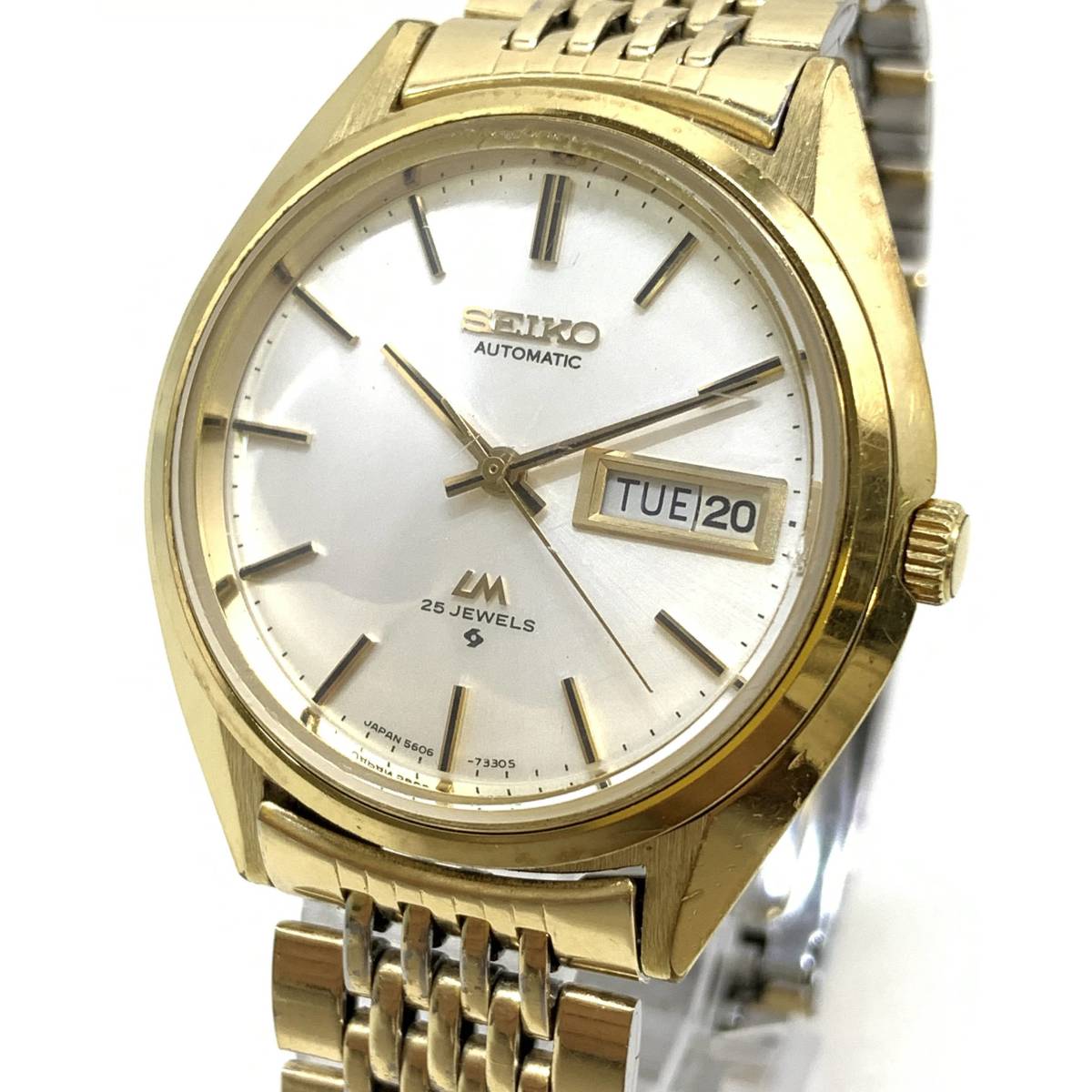 SEIKO LM 自動巻き　5606-7192 稼働品　セイコーロードマチック SEIKO LM セイコー ロードマチック 25石5606-7192