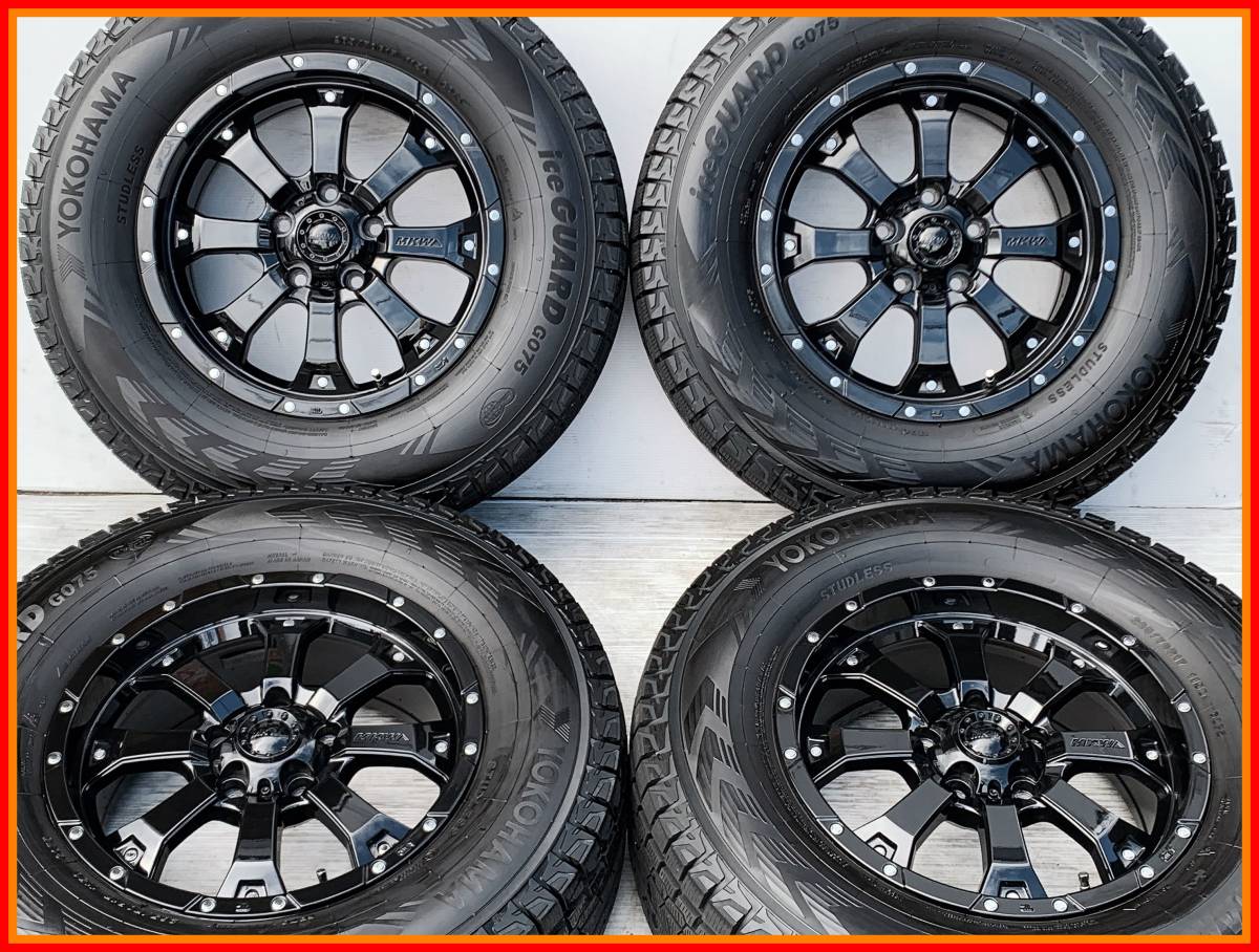 美品！バリ山！MKW MK-46 17インチ 7.5J インセット35 PCD127 5穴 G075 