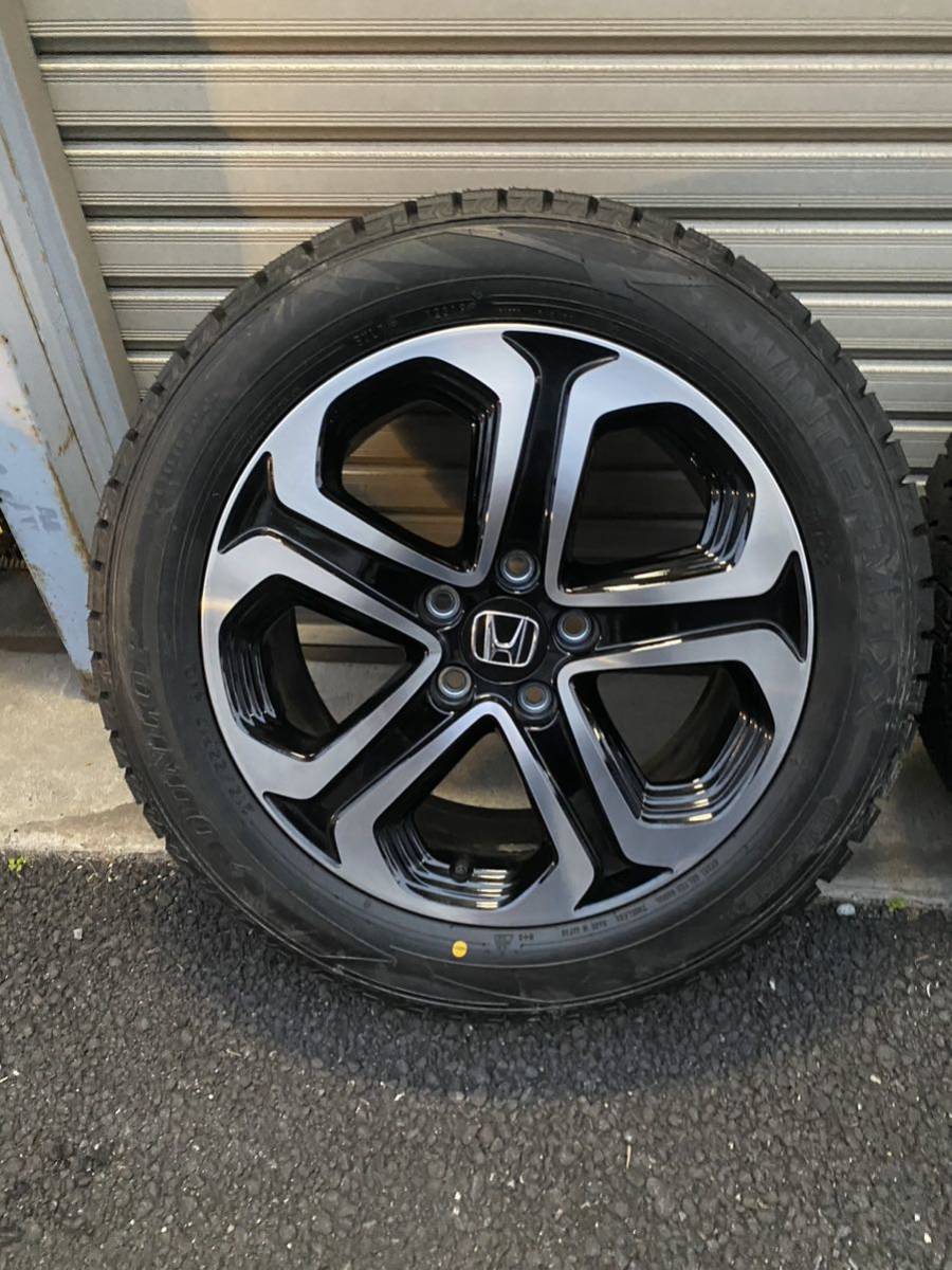 ホンダ ヴェゼル スタッドレス 純正ホイール 215/55/17 ダンロップ 