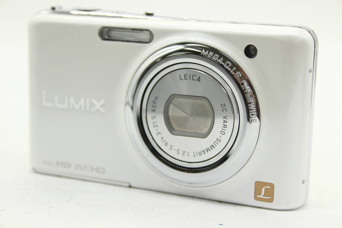 ☆良品☆ パナソニック Panasonic Lumix DMC-FX77 ホワイト Leica 24mm
