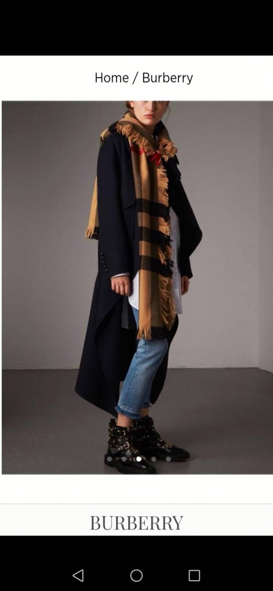 Burberry ラズベリーソルベチェック ストール マフラー 未使用 楽天