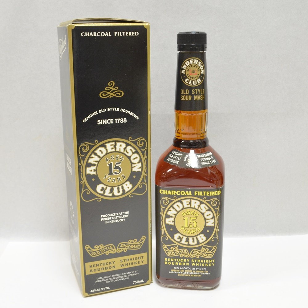 古酒】未開栓 アンダーソン クラブ / ANDERSON CLUB 15年 750ml 43