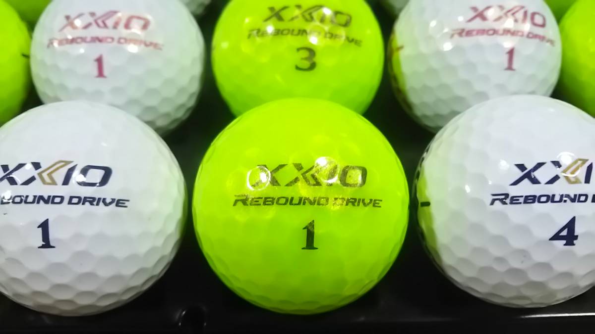 6287 A XXIO（ゼクシオ） REBOUND・DRIVE ホワイト・イエロー 35球 0