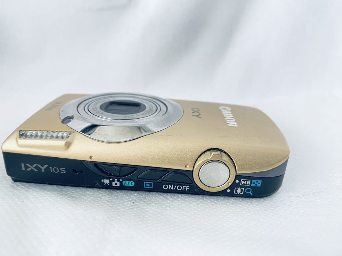 ☆極上美品☆キヤノン CANON IXY 10S ゴールド #1582B #05 ゴールド