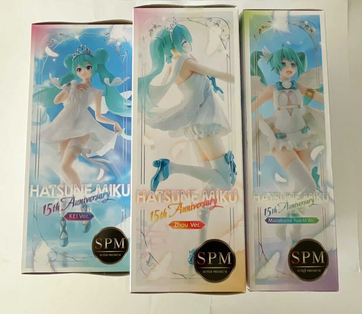 新品未開封3種セット☆初音ミク SPMフィギュア 15th Anniversary 