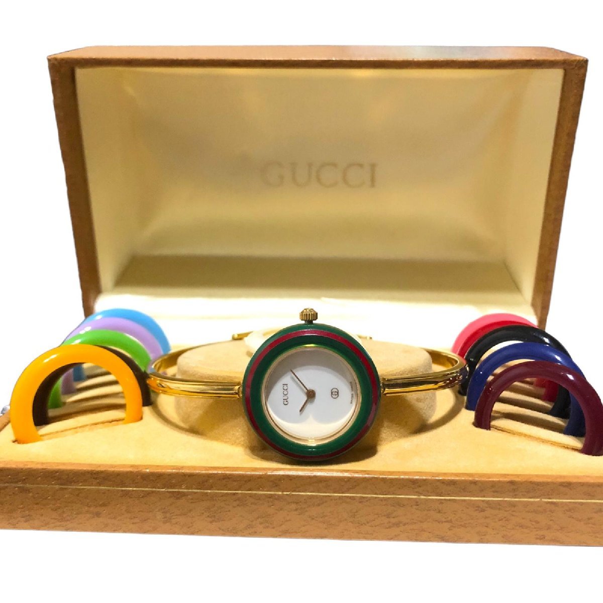 チェンジベゼル 1100-L GUCCI グッチ バングル バングルウォッチ 
