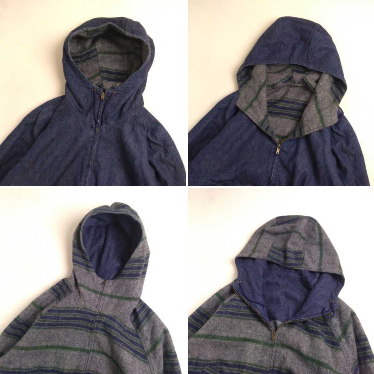 80s 90s 最高傑作 ISSEY MIYAKE I.S. リバーシブル デニム ツイード 