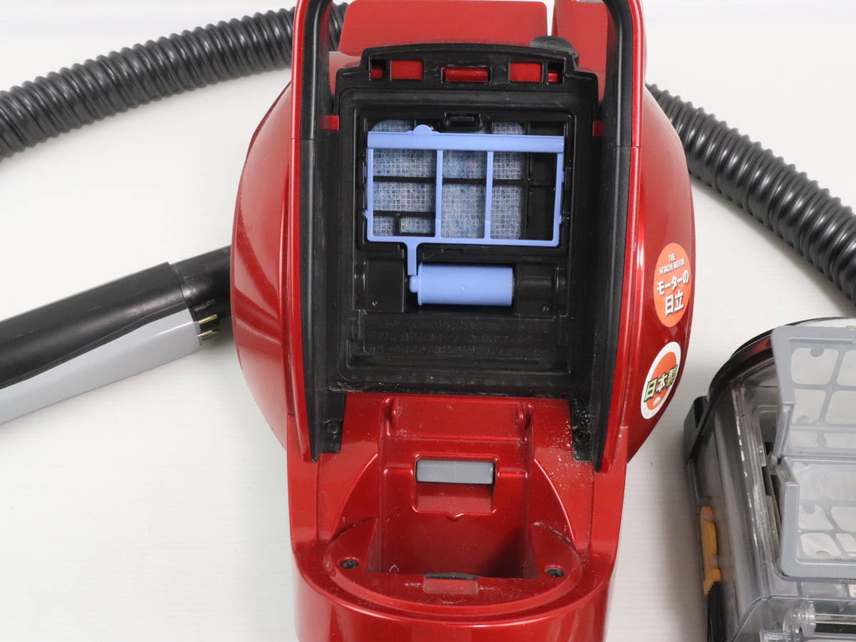 HITACHI 2段ブーストサイクロン CV-SY300 ルビーレッド