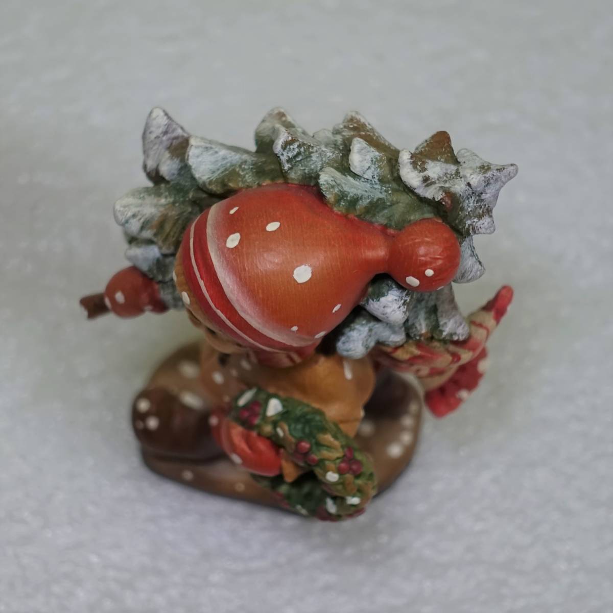 限定2000体⁄アンリANRI⁄17センチ⁄女の子の人形（木彫り）置物