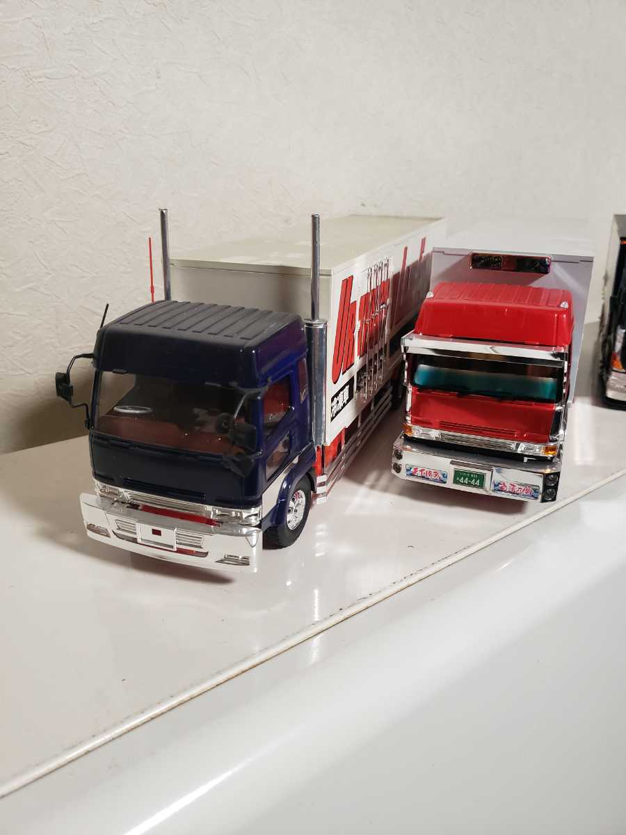 1/32 デコトラ完成品3台（制作途中） 部品取りなどに その2(トラック 
