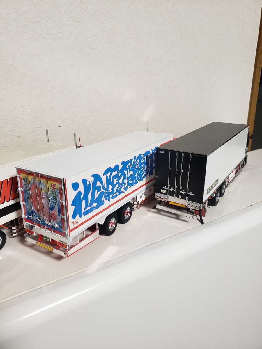 1/32 デコトラ完成品3台（制作途中） 部品取りなどに その2(トラック 