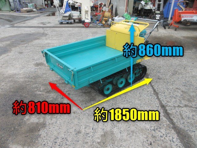 岡山◇筑水キャニコム 運搬車 BFP602 手動ダンプ 6馬力 ピンクレディ