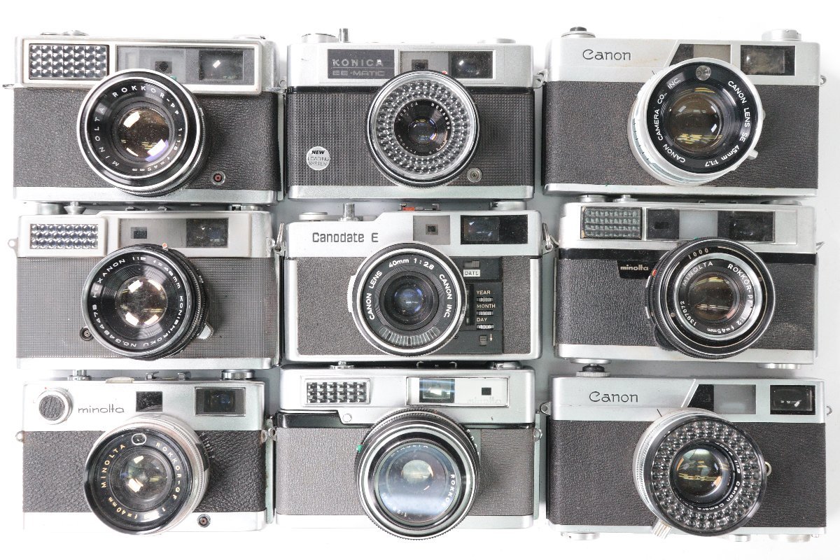 Minolta camera A5 minolta Found 26&frasl;52: 【30点】CANON CANONET S MINOLTA A5 KONICA EEMATIC DELUXE 2 RIKEN YASHICA 等 レンジファインダー フィルムカメラまとめ売り 50051-F