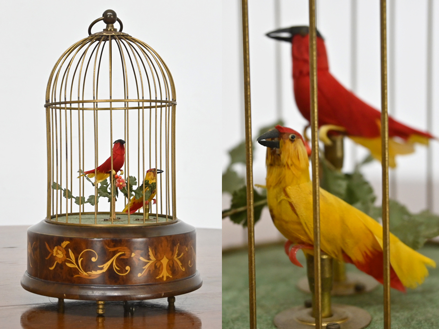 希少 西ドイツ “Singing Bird” 2羽 60年代ヴィンテージ/シンギング
