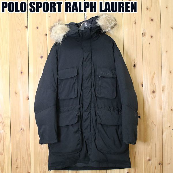 低価，爆買い PT08667 ポロスポーツラルフローレン ダウンジャケット ダブルジッパー ブラック系 L POLO SPORT RALPH LAUREN(ジャンパー、ブルゾン)｜売買されたオークション情報、yahooの商品情報をアーカイブ公 男性用