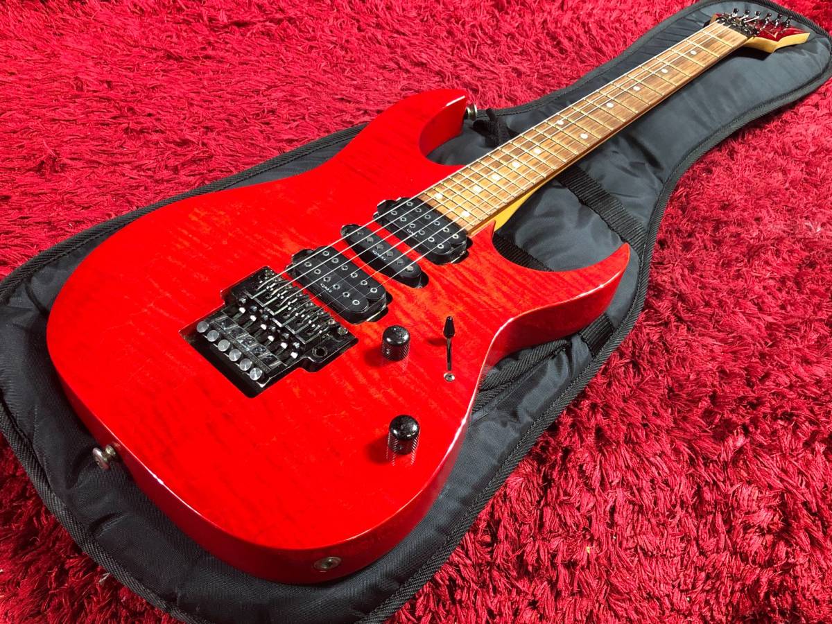 エレキギター Ibanez rg 赤 Ibanezレッド エレキギター クォーターソン