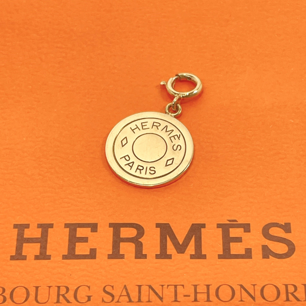 エルメス HERMES チャーム ペンダントトップ キーホルダー セリエ