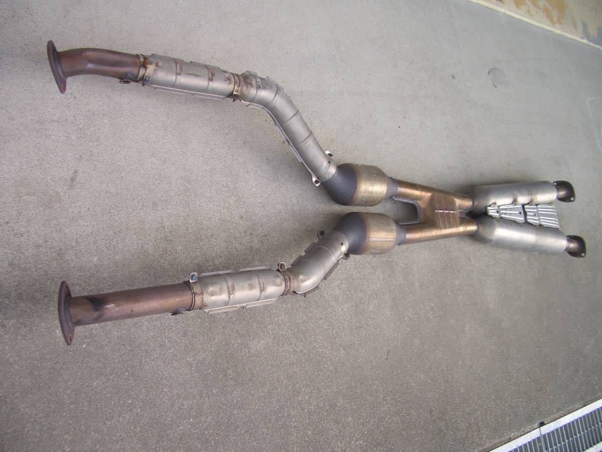 レクサス LS460 USF40 センター マフラー 中間 パイプ 触媒 純正 2本 