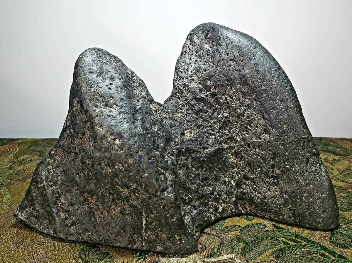 信濃美術石博物館水石 盆栽 ウブ 龍眼石 横21×高14.5×奥行