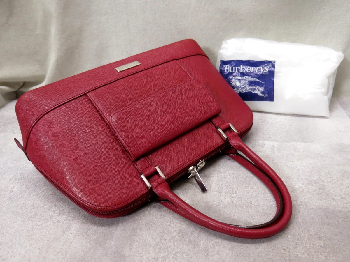 ○超美品○BURBERRY バーバリー○ノバチェック○サフィアーノ レザー 