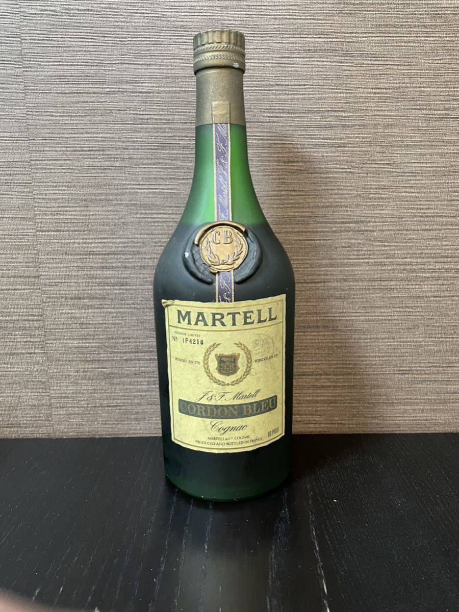 12K000 未開栓 MARTELL マーテル コルドンブルー グリーンボトル 旧