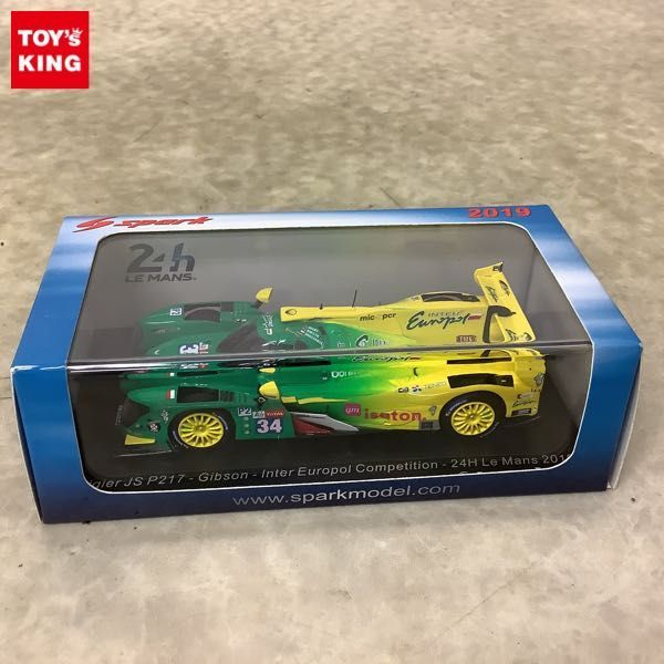 1円〜 スパークモデル 1/43 S7918 Ligier JS P217-Gibson-Inter Europol Competition 24H Le Mans 2019
