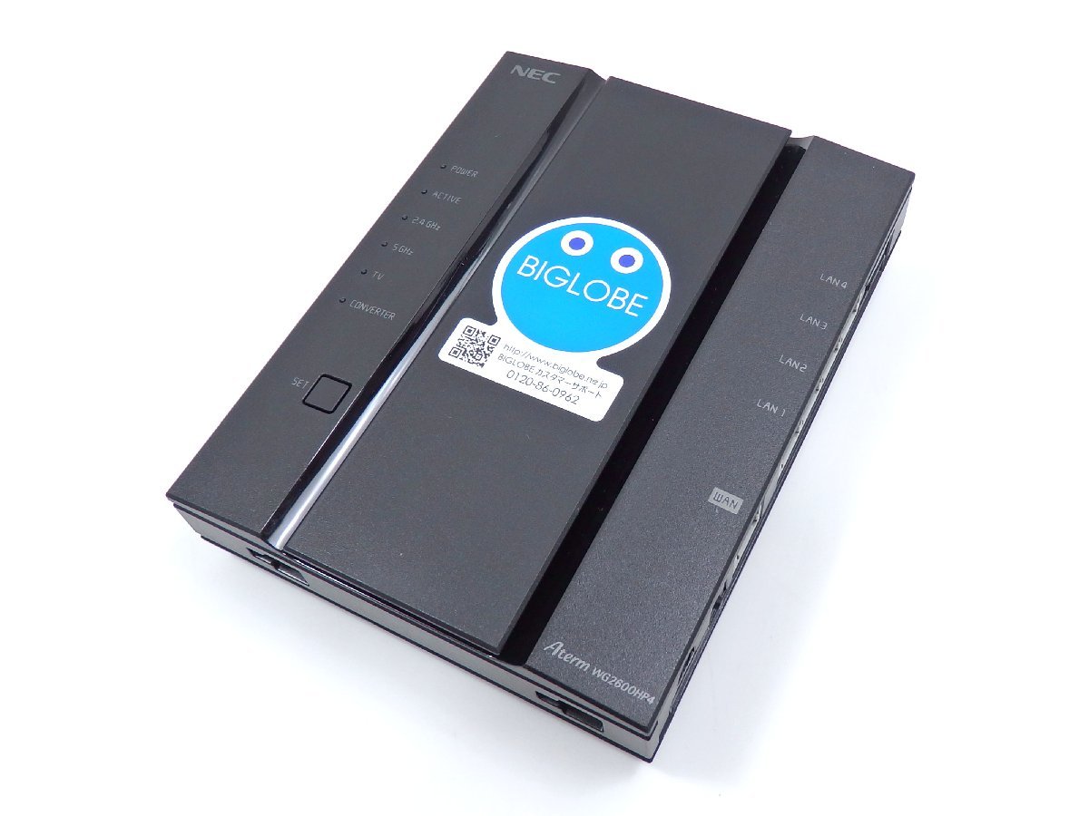 中古】 NEC Wi-Fi ホームルータ Aterm WG2600HP4 PA-WG2600HP4 