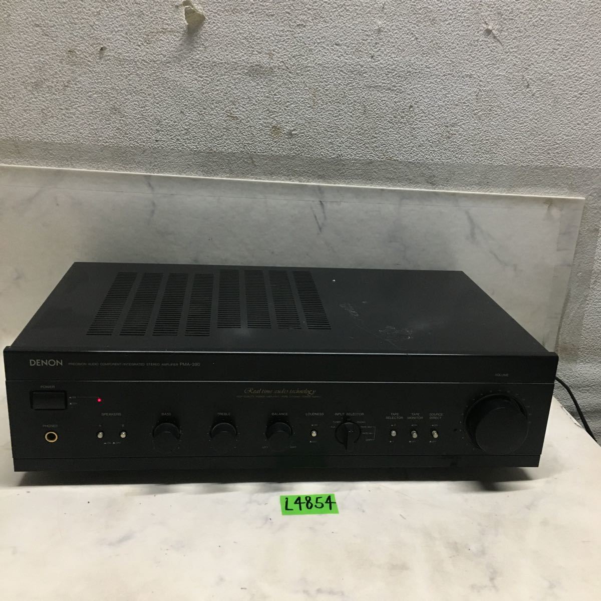 L4854) DENON PMA-390 デノン プリメインアンプ ? 通電ジャンク L4854) DENON PMA-390 デノン プリメインアンプ ? 通電ジャンク