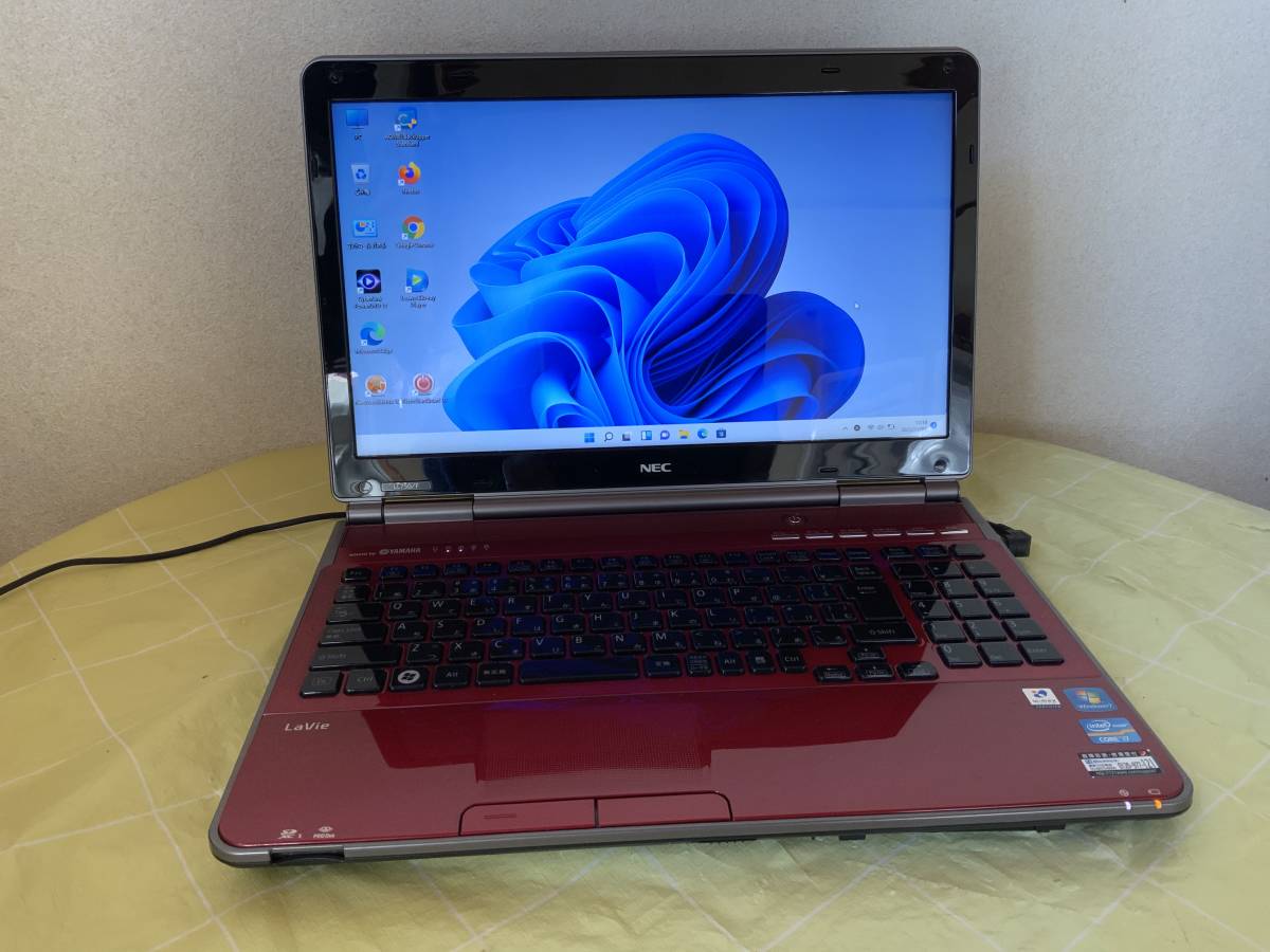 NEC Windows11 Core i7 2670QM Microsoft Office2019搭載 赤色 SSD新品 512GB 8GB ノートパソコン LL750/F