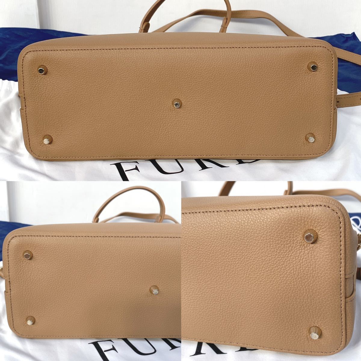 ☆極美品！☆ FURLA フルラ GENUINE LEATHER 本革 レザー 2way 