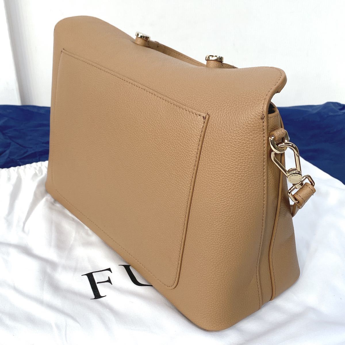 ☆極美品！☆ FURLA フルラ GENUINE LEATHER 本革 レザー 2way 