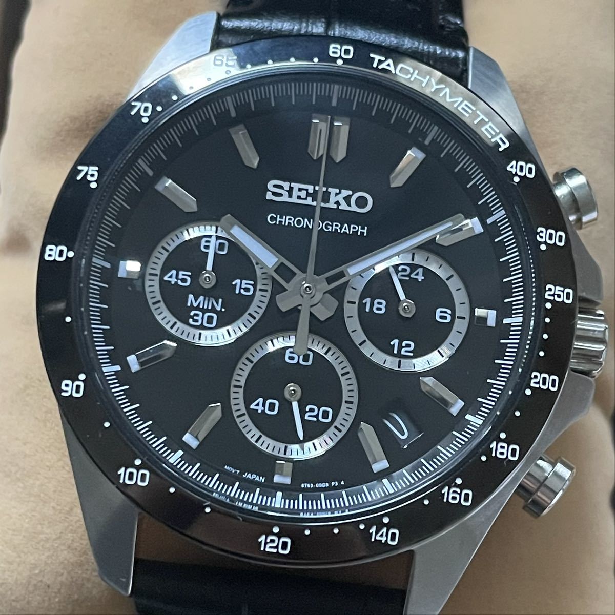 ほぼ未使用】付属品有り SEIKO セイコー クロノグラフ クォーツ 