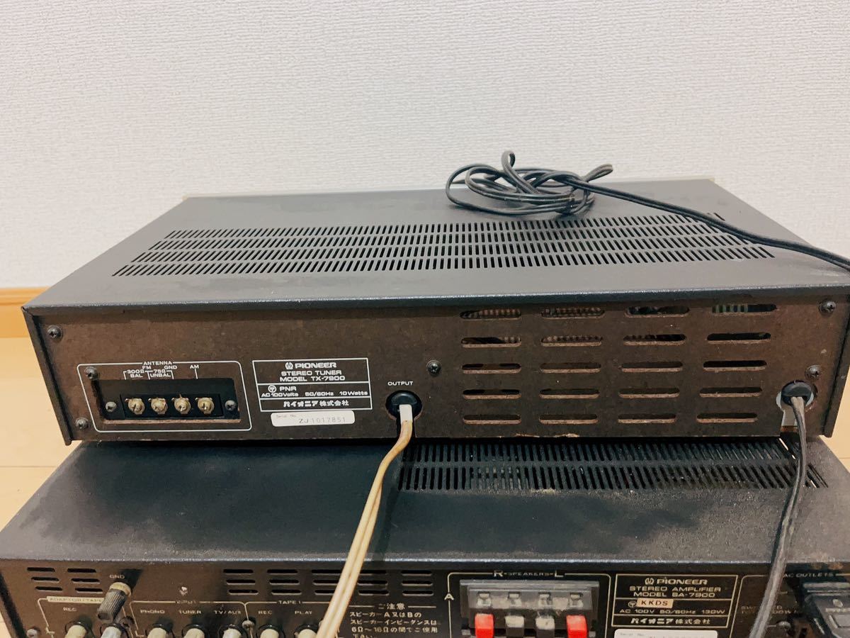 Pioneer SA-7900 TX-7900 ステレオアンプ チューナー Pioneer SA-7900 TX-7900 ステレオアンプ チューナー