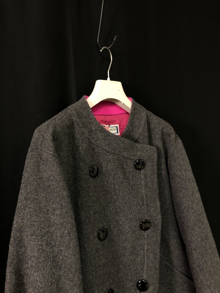 ヴィンテージ□YVES SAINT LAURENT イヴサンローラン ウール ノー
